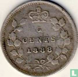 Kanada 5 Cent 1888 - Bild 1