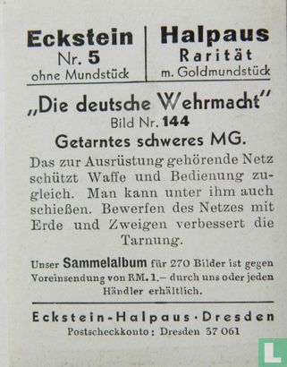 Getarntes schweres MG. - Bild 2
