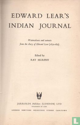Edward Lear's Indian Journal - Image 3