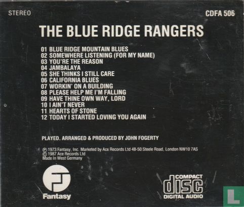 The Blue Ridge Rangers CD CDFA 506 (1987) - Blue Ridge Rangers, The ...