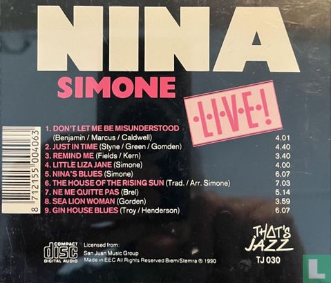 Nina Simone Live! - Image 2