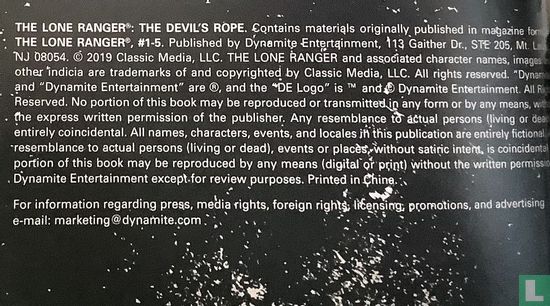 Lone Ranger The Devil's Rope - Image 3