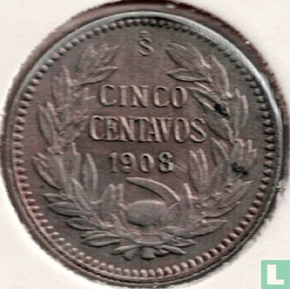 Chile 5 Centavo 1908 - Bild 1