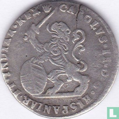 Brabant 1 escalin 1698 - Image 2
