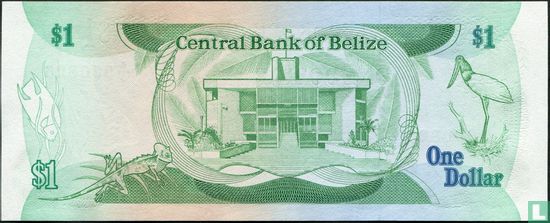 Belize 1 dollar 1986 - Image 2