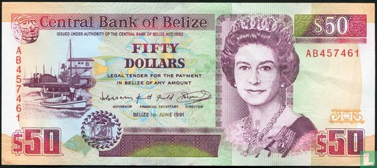50 dollars du Belize - Image 1
