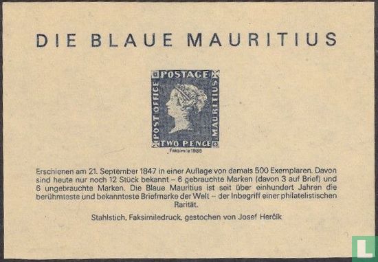 De Blauwe Mauritius - Afbeelding 1