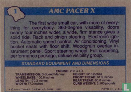 AMC Pacer X - Image 2