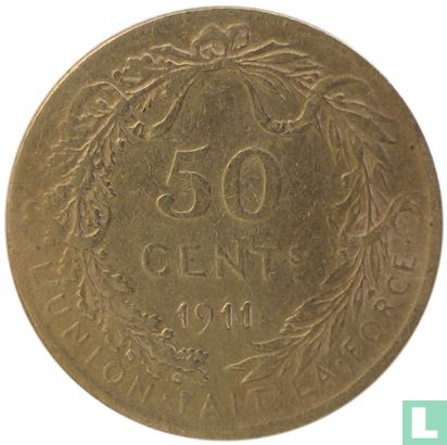 Belgium 50 centimes 1911 (FRA) - Image 1