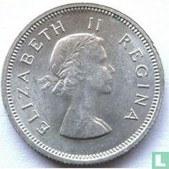 Zuid-Afrika 1 shilling 1955 - Afbeelding 2
