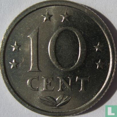 Antilles néerlandaises 10 cent 1980 - Image 2
