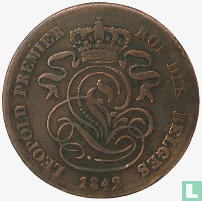 België 2 centimes 1842 - Afbeelding 1