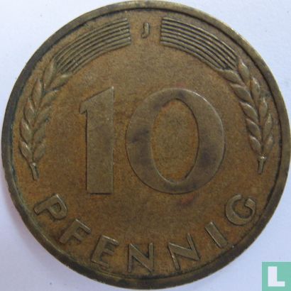 Deutschland 10 Pfennig 1950 (J) - Bild 2