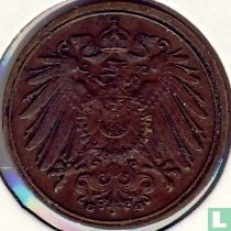 Duitse Rijk 1 pfennig 1898 (G) - Afbeelding 2