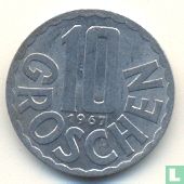 Oostenrijk 10 groschen 1967 - Afbeelding 1