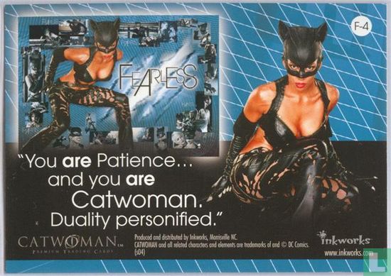 "You are Patience... and you are Catwoman. Duality personified." - Afbeelding 2