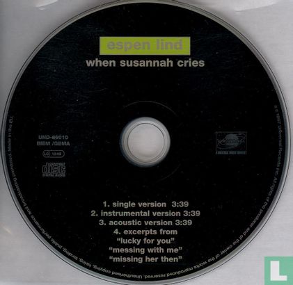 When Susannah Cries - Afbeelding 3
