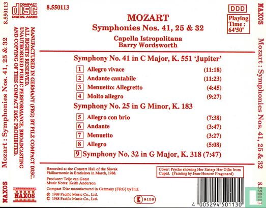 Symphonies Nos. 41, 25 & 32 - Image 2