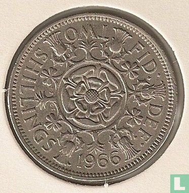 Royaume Uni 2 shillings 1966 - Image 1