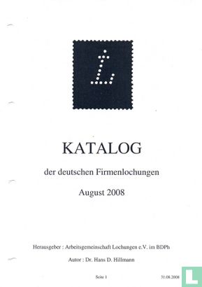 Katalog der deutschen Firmenlochungen - Afbeelding 1