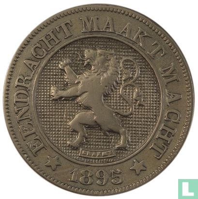 Belgium 10 centimes 1895 (NLD) - Image 1