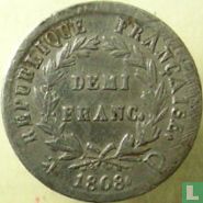 Frankrijk ½ franc 1808 (D) - Afbeelding 1