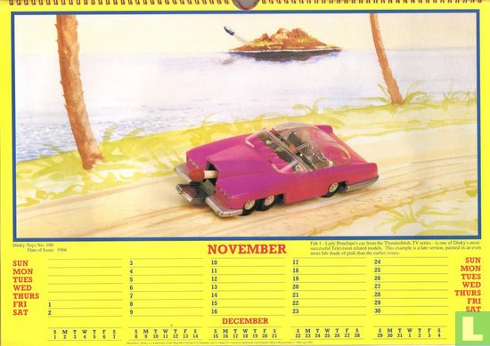 Dinky Toys Calendar 1991 - Image 2