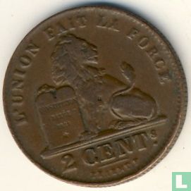 Belgien 2 Centime 1911 (FRA) - Bild 2