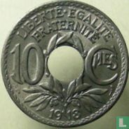 Frankrijk 10 centimes 1918 - Afbeelding 1
