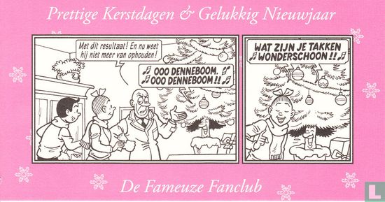 Prettige Kerstdagen en Gelukkig Nieuwjaar De Fameuze Fanclub - Afbeelding 1