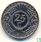Antilles néerlandaises 25 cent 1990 - Image 1
