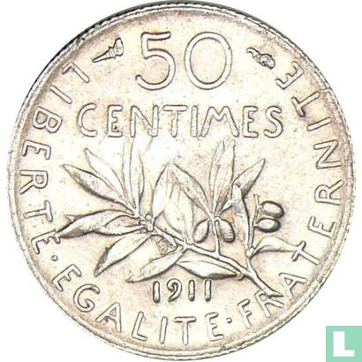 Frankrijk 50 centimes 1911 - Afbeelding 1