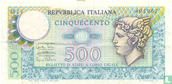 Italy 500 Lire - Image 1