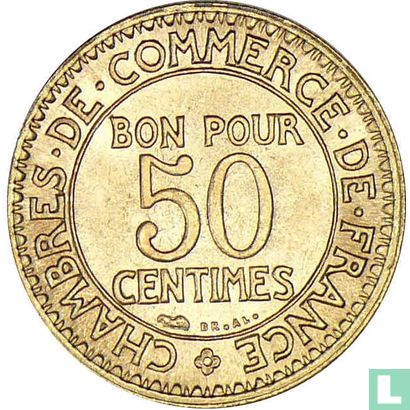 France 50 centimes 1921 - Image 2