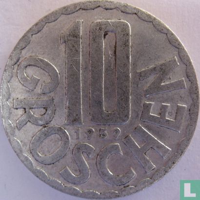 Autriche 10 groschen 1959 - Image 1