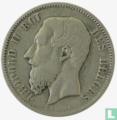 Belgique 50 centimes 1881 - Image 2