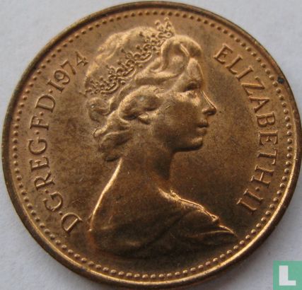 United Kingdom 1 new penny 1974 - Image 1