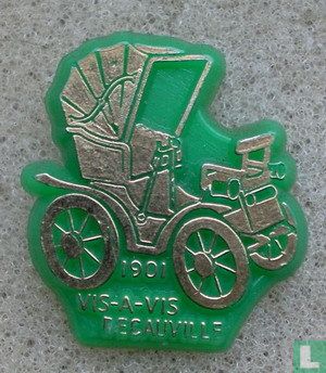 Vis-à-vis Decauville 1901 [or sur vert]