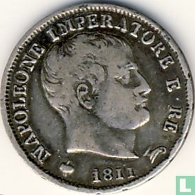 Königreich Italien 5 Soldi 1811 - Bild 1