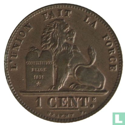 België 1 centime 1907 (FRA) - Afbeelding 2
