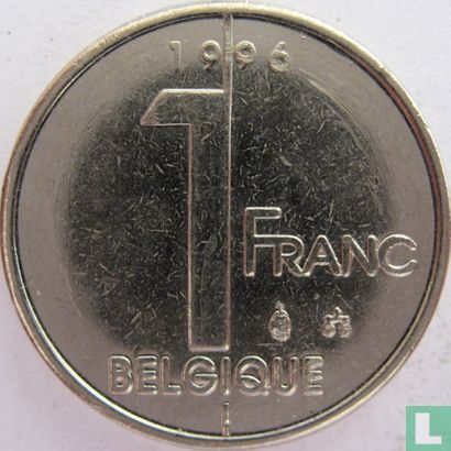 Belgium 1 franc 1996 (FRA) - Image 1