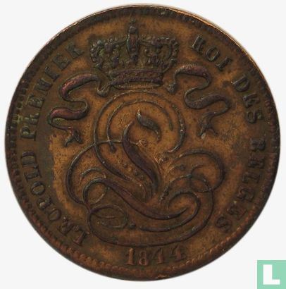 België 1 centime 1844 - Afbeelding 1