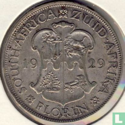 Afrique du Sud 1 florin 1929 - Image 1