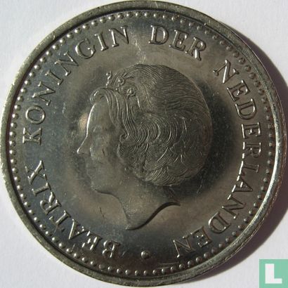 Antilles néerlandaises 1 gulden 1980 (Beatrix) - Image 2