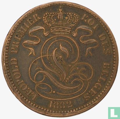 Belgique 10 centimes 1832 - Image 1