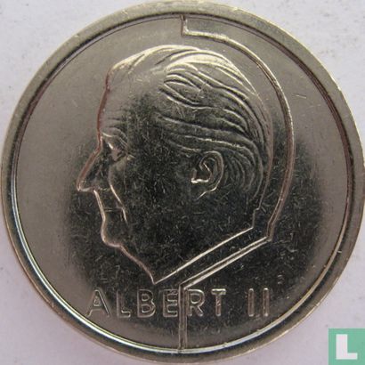 België 1 franc 1996 (FRA) - Afbeelding 2
