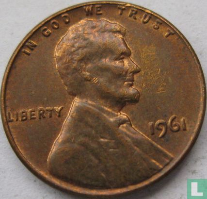 États-Unis 1 cent 1961 (sans lettre) - Image 1
