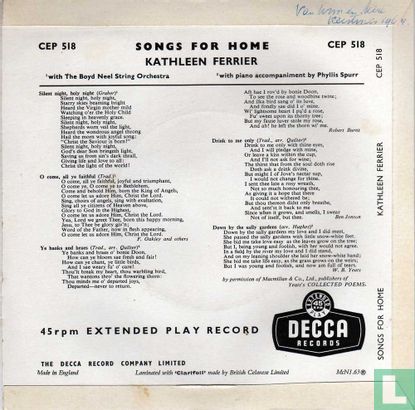 Songs for Home - Image 2