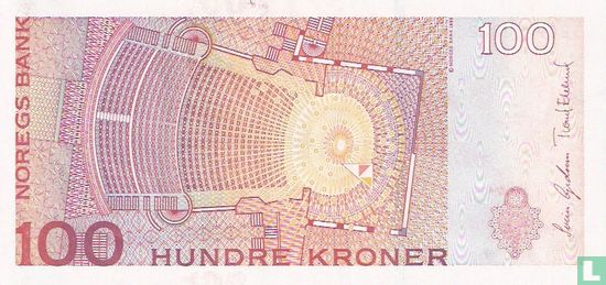 Noorwegen 100 Kroner 2003 - Afbeelding 2