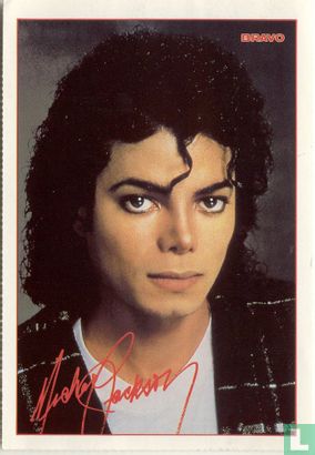 Michael Jackson Handtekeningkaart - Image 1